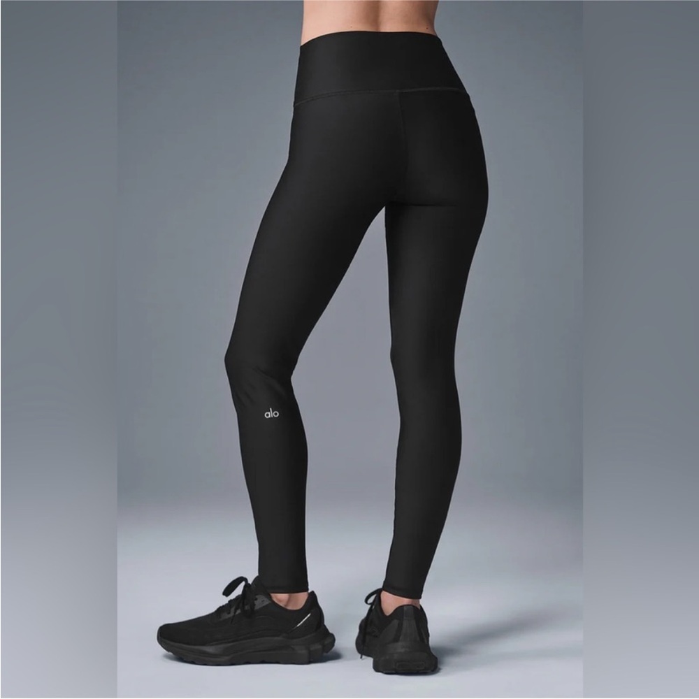 ALO Yoga Women's Black High-Waist Leggingsu